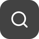 Home 28 Magnifying glass icon on a dark rounded square.